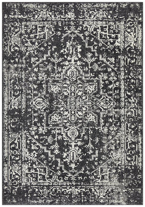 Scape Charcoal Transitional Rug - Lost Design Society