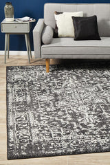 Scape Charcoal Transitional Rug