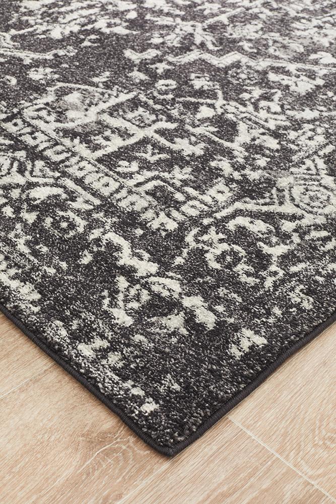 Scape Charcoal Transitional Rug