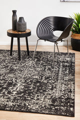 Scape Charcoal Transitional Rug