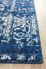 Contrast Navy Transitional Rug