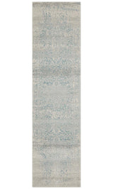 Glacier White Blue Transitional Rug