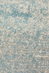 Glacier White Blue Transitional Rug