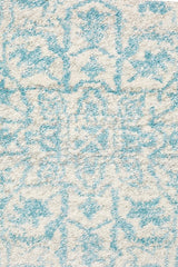 Glacier White Blue Transitional Rug