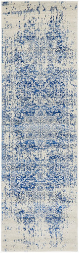 Horizon White Navy Transitional Rug