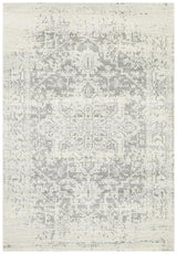 Dream White Silver Transitional Rug