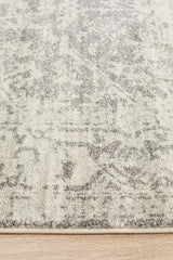 Dream White Silver Transitional Rug