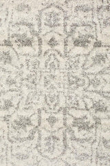 Dream White Silver Transitional Rug