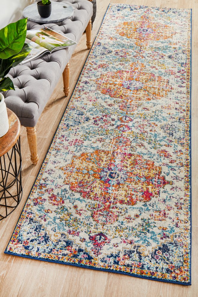 Carnival White Transitional Rug