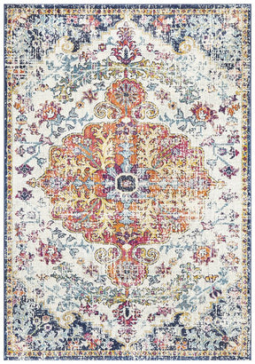 Carnival White Transitional Rug - Lost Design Society