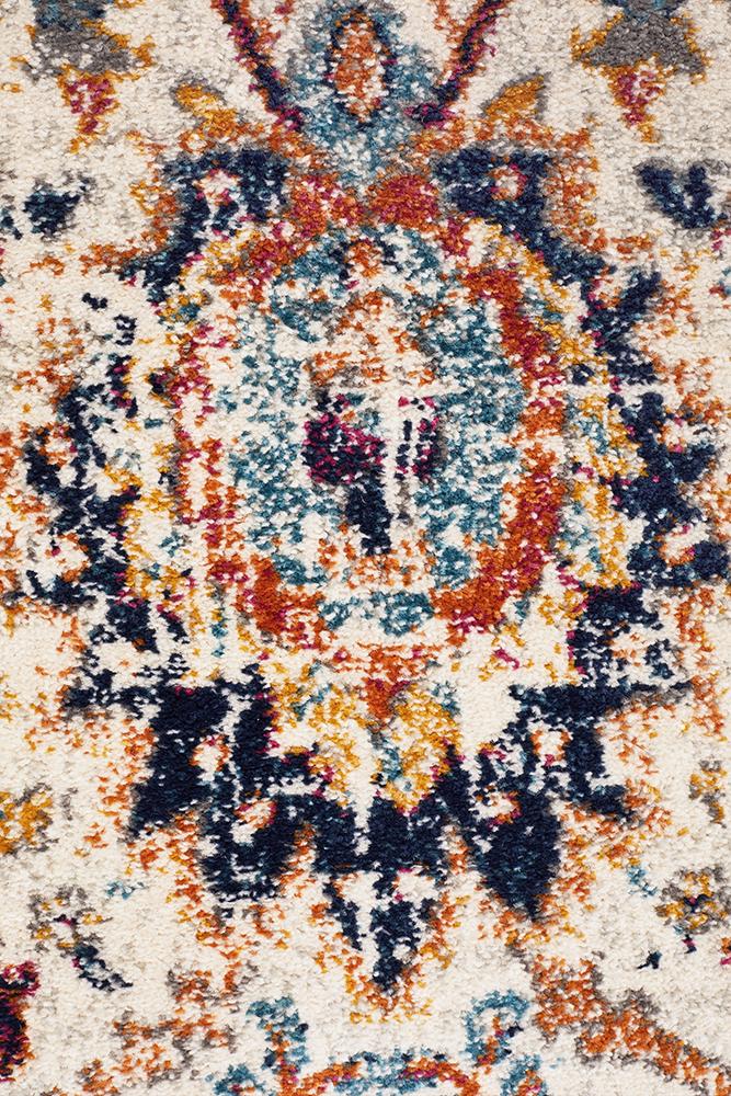 Peacock Ivory Transitional Rug