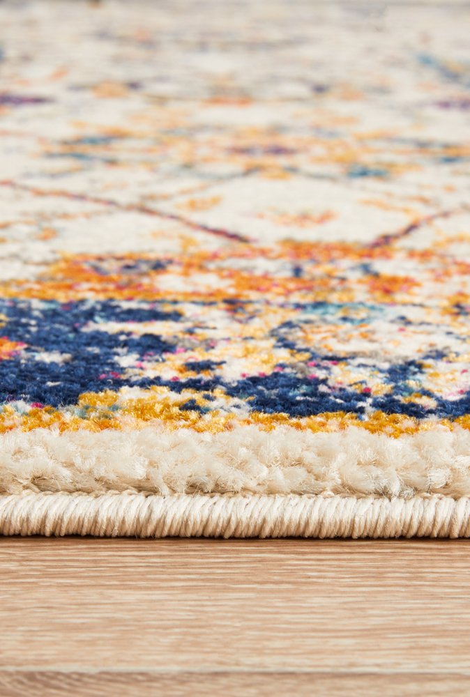 Peacock Ivory Transitional Rug