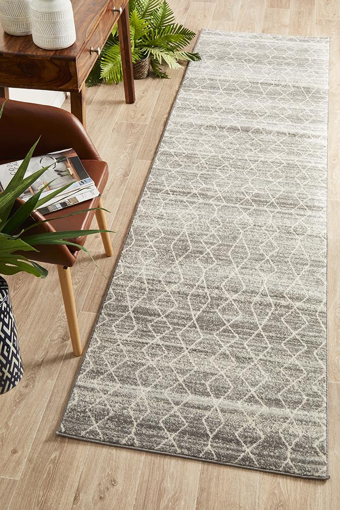 Remy Silver Transitional Rug