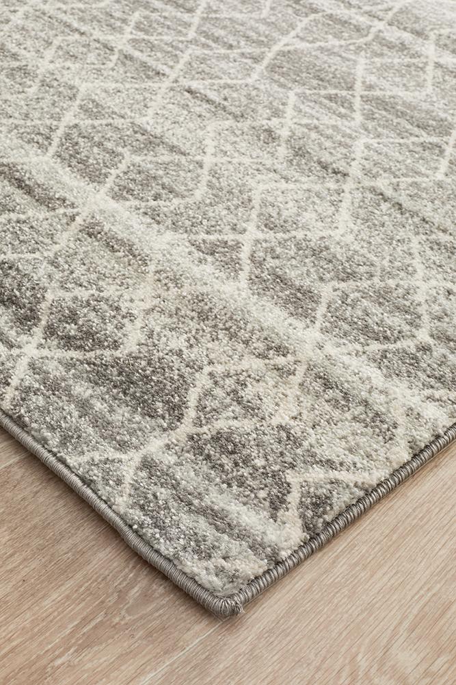 Remy Silver Transitional Rug