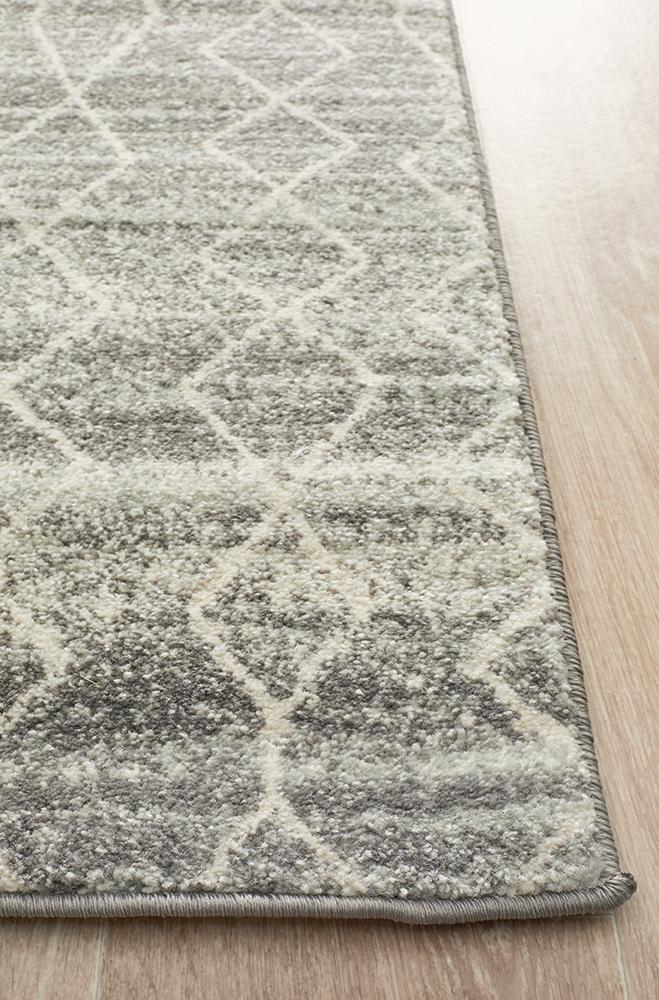 Remy Silver Transitional Rug