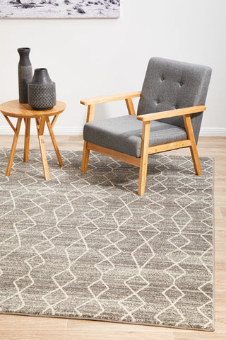 Remy Silver Transitional Rug