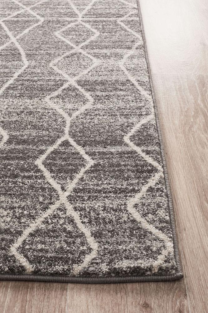 Remy Silver Transitional Rug