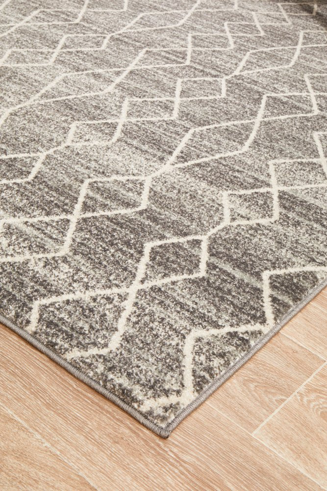 Remy Silver Transitional Rug