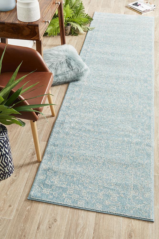 Depth Blue Transitional Rug