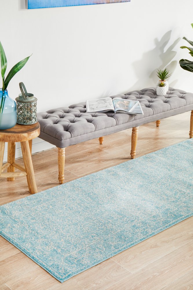 Depth Blue Transitional Rug