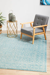 Depth Blue Transitional Rug