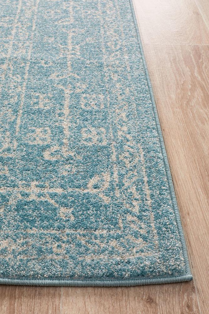 Depth Blue Transitional Rug