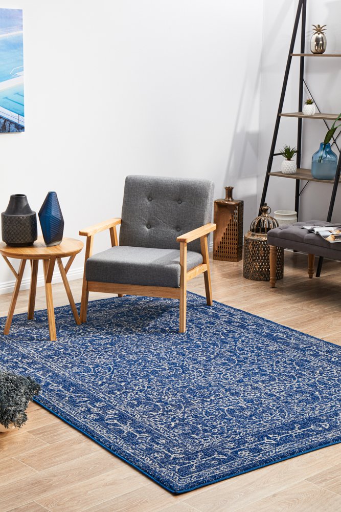 Artist Navy Transitional Rug