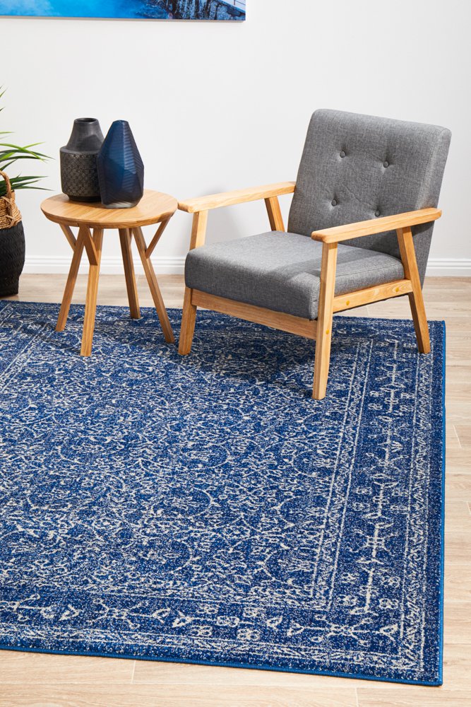 Artist Navy Transitional Rug