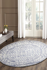 Whisper White Transitional Round Rug