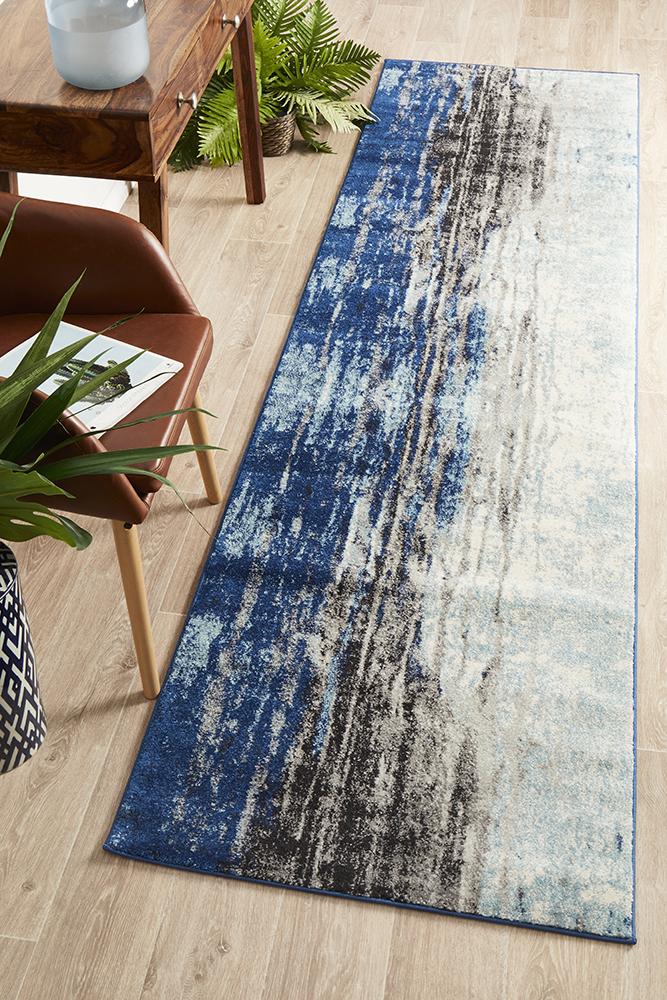 Transpose Blue Transitional Rug