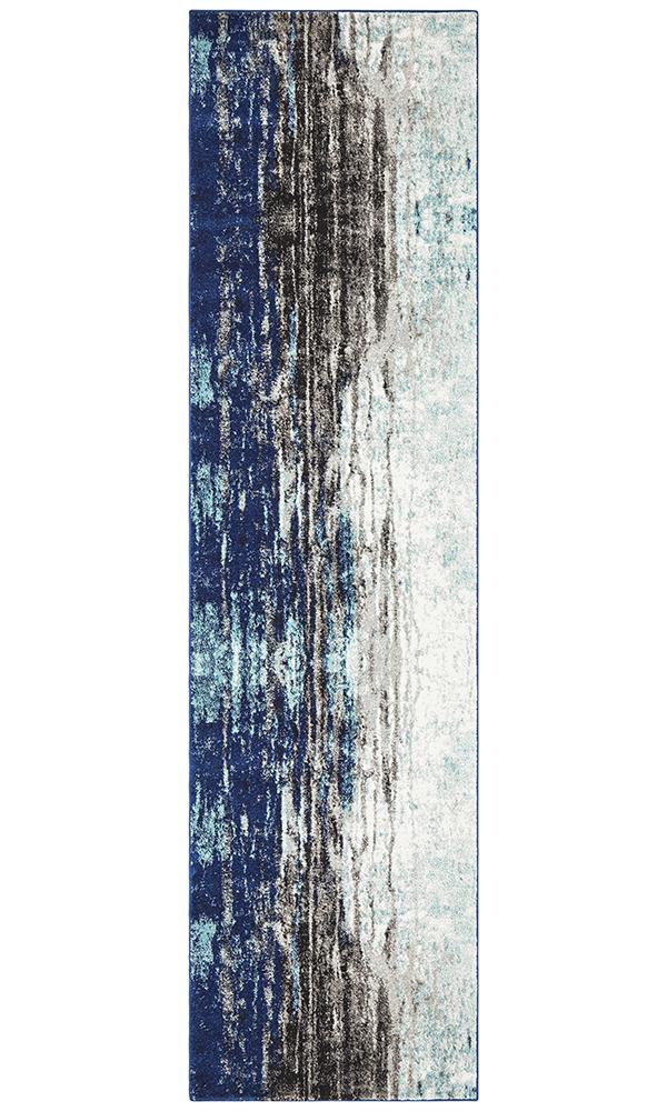 Transpose Blue Transitional Rug