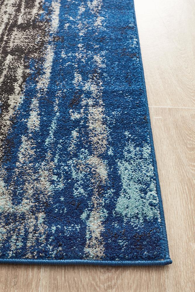 Transpose Blue Transitional Rug