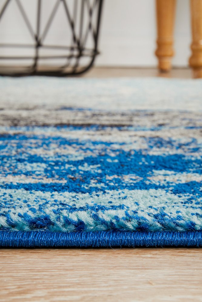 Transpose Blue Transitional Rug