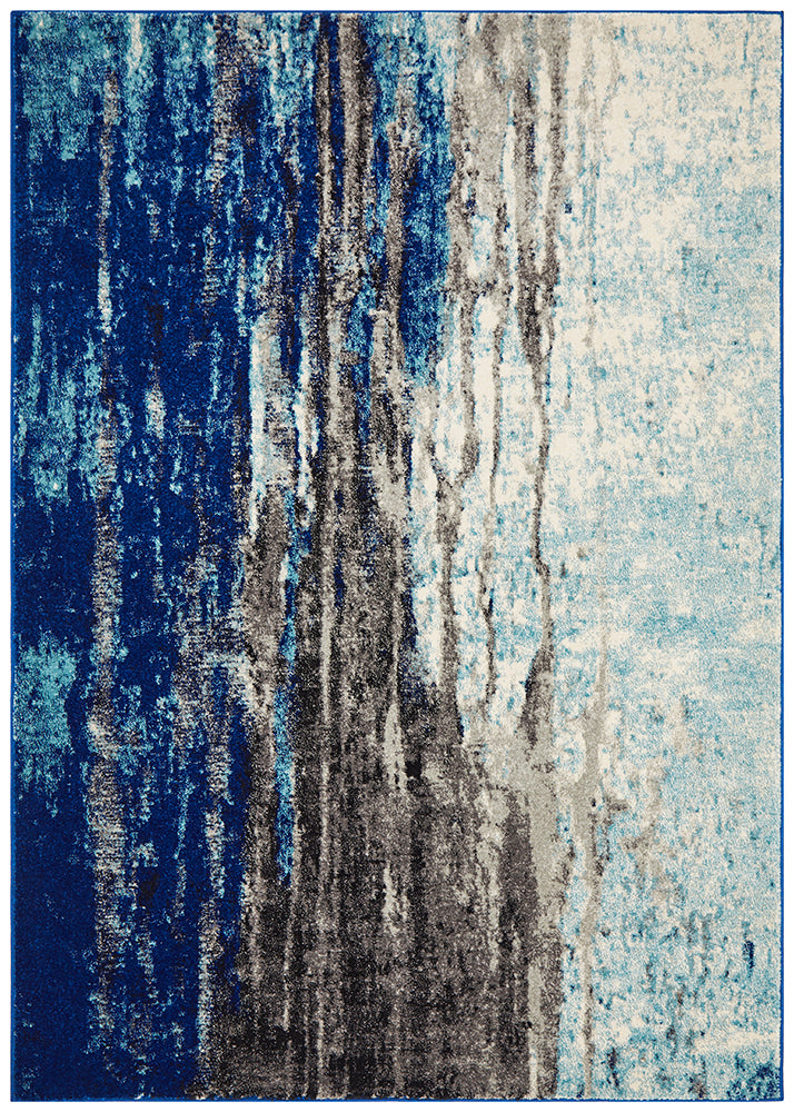 Transpose Blue Transitional Rug