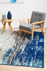 Transpose Blue Transitional Rug