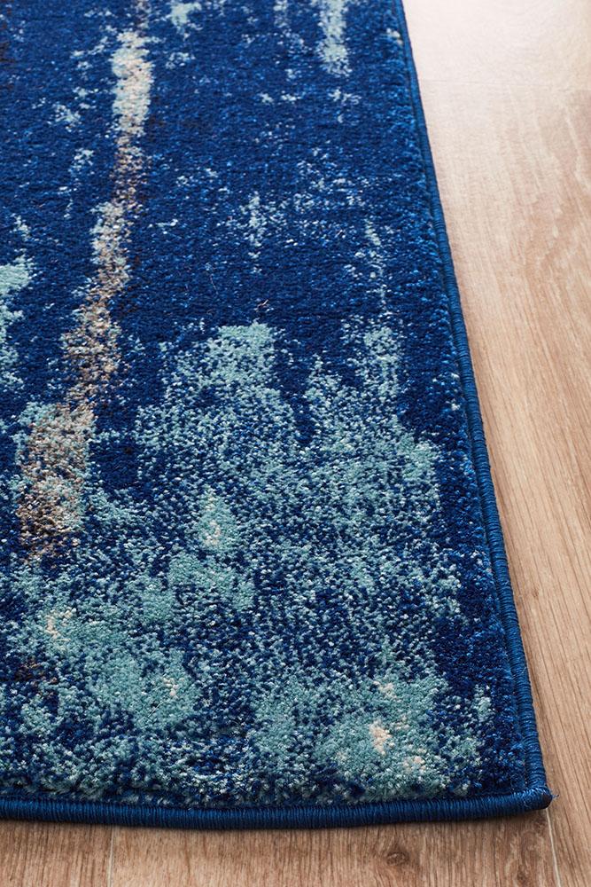 Transpose Blue Transitional Rug