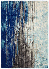 Transpose Blue Transitional Rug