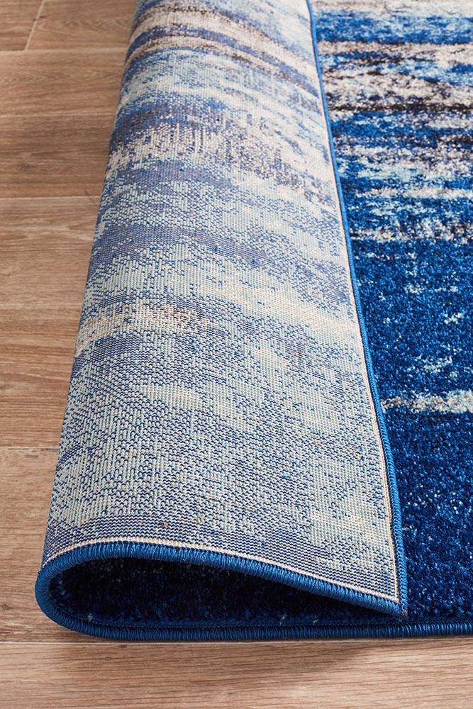 Transpose Blue Transitional Rug