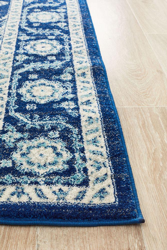 Release Navy Transitional Rug