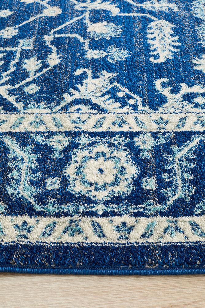 Release Navy Transitional Rug