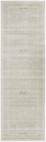 Silver Flower Transitional Rug