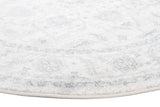 Winter White Transitional Round Rug