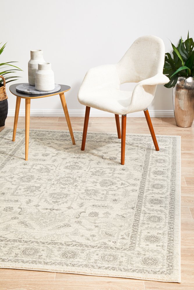 Winter White Transitional Rug