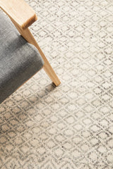 Diamond Grey Transitional Round Rug