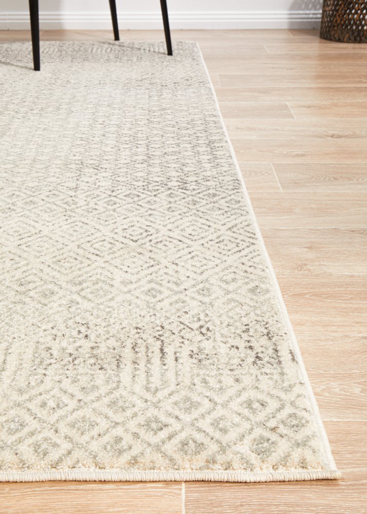 Diamond Grey Transitional Rug – Lost Design Society