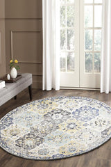 Poppy Multi Transitional Round Rug