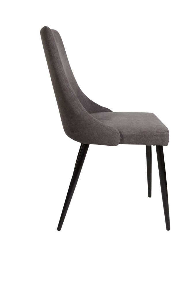 Biota Grey Fabric Dining Chairs - Set of 2