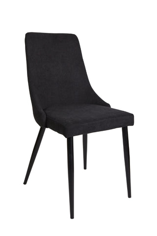 Biota Charcoal Fabric Dining Chairs - Set of 2