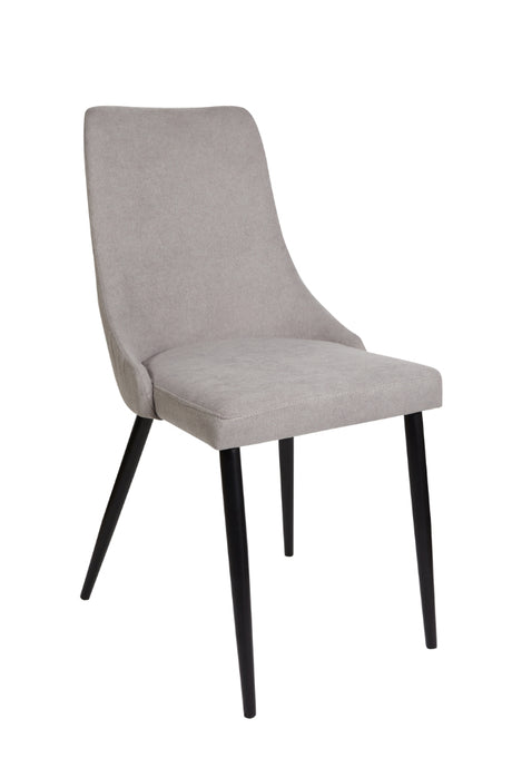 Biota Light Grey Fabric Dining Chairs - Set of 2