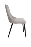Biota Light Grey Fabric Dining Chairs - Set of 2